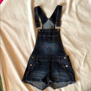 Mudd XS Jean Short Overalls